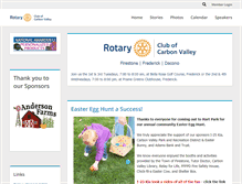 Tablet Screenshot of carbonvalleyrotary.org